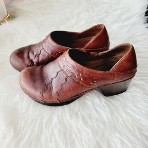 Women's Dansko Hailey Leather Clog Sz. 40